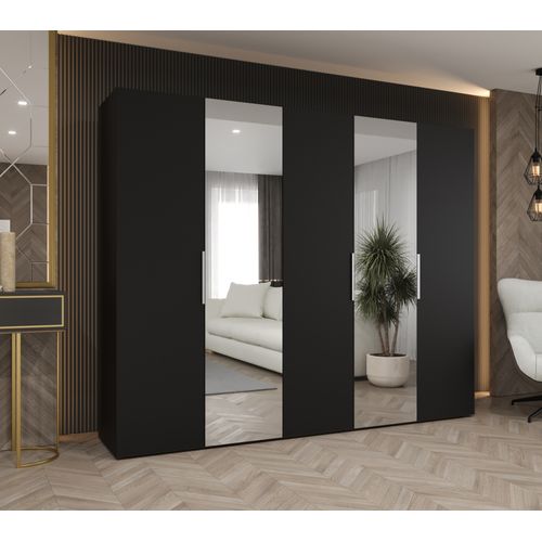 Armoire à Portes Battantes Marbella 2 202/250/52 5 Portes (noir/beige)