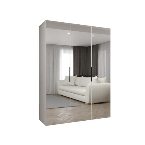 Armoire à Portes Battantes Marbella 3 202/150/52 3 Portes (blanc/beige)