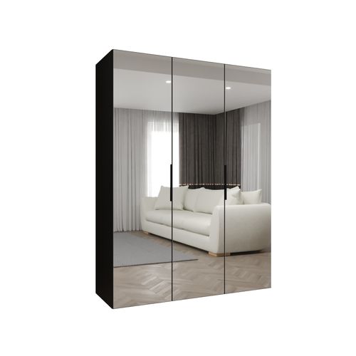 Armoire à Portes Battantes Marbella 3 202/150/52 3 Portes (noir/noir)