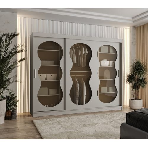 Armoire 3 Portes Bahrajn 2 250 Profondeur 62 Coloris Taupe