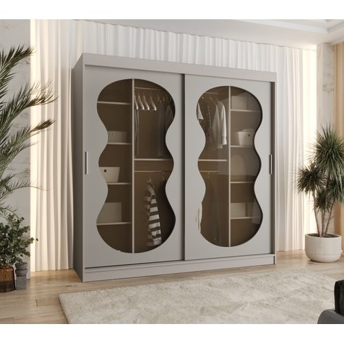 Armoire 2 Portes Bahrajn 3 200 Profondeur 62 Coloris  Taupe