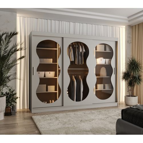 Armoire 3 Portes Bahrajn 2 250 Profondeur 62 Coloris Taupe