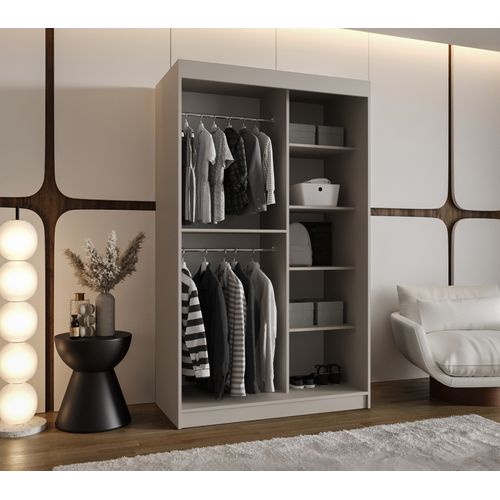 Armoire à Portes Coulissantes Rubino T 200/120/62 2 Portes(cachemire)