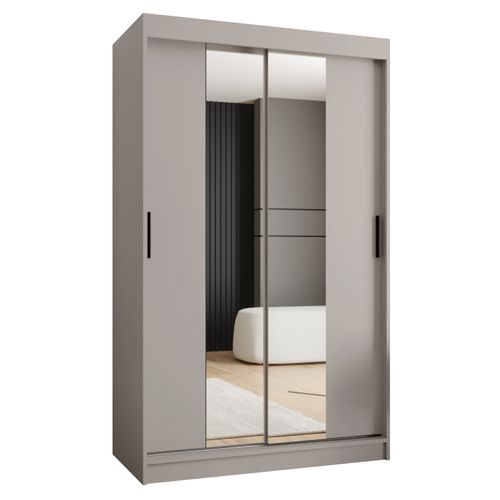 Armoire à Portes Coulissantes Rubino T1 200/120/62 2 Portes(cachemire)