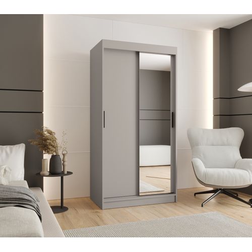 Armoire à Portes Coulissantes Rubino T2 200/100/62 2 Portes (cachemire)