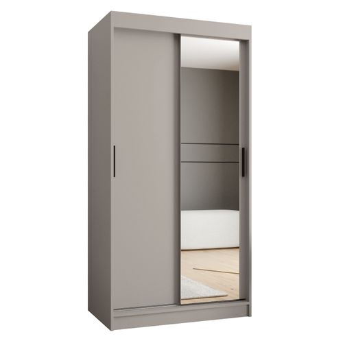 Armoire à Portes Coulissantes Rubino T2 200/100/62 2 Portes (cachemire)