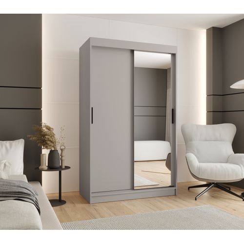 Armoire à Portes Coulissantes Rubino T2 200/120/62 2 Portes(cachemire)