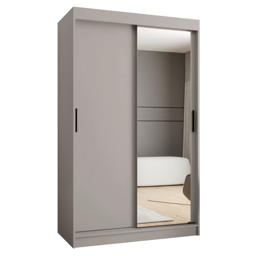 Armoire à Portes Coulissantes Rubino T2 200/120/62 2 Portes(cachemire)