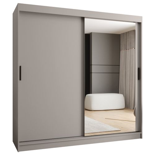 Armoire à Portes Coulissantes Rubino T2 200/200/62 2 Portes (cachemire)