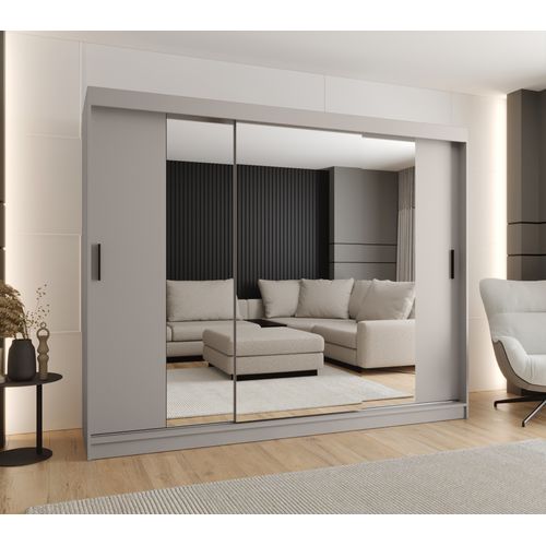 Armoire à Portes Coulissantes Rubino T2 200/250/62 3 Portes (cachemire)