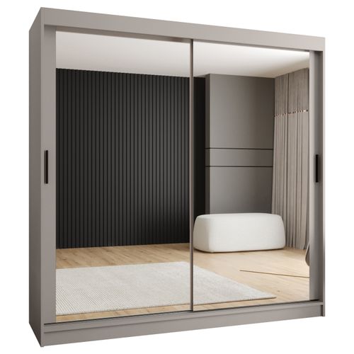 Armoire à Portes Coulissantes Rubino T3 200/200/62 2 Portes (cachemire)