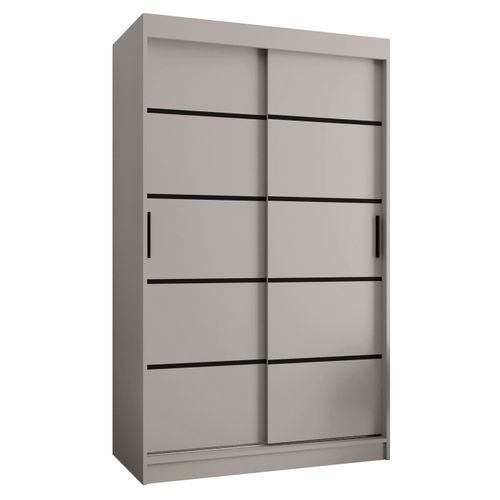 Armoire à Portes Coulissantes Rubino V1 200/120/62 2 Portes(cachemire)