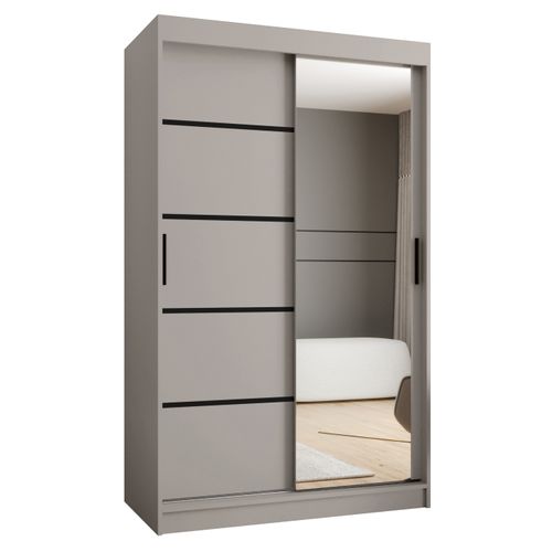 Armoire à Portes Coulissantes Rubino V2 200/120/62 2 Portes(cachemire)