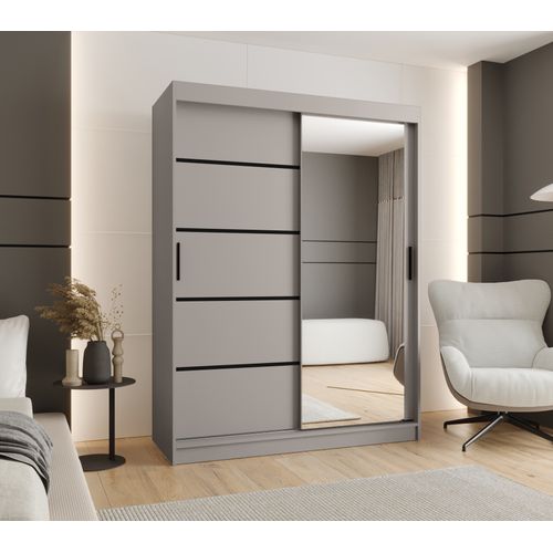 Armoire à Portes Coulissantes Rubino V2 200/150/62 2 Portes (cachemire)