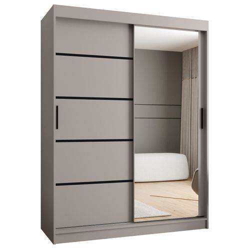 Armoire à Portes Coulissantes Rubino V2 200/150/62 2 Portes (cachemire)