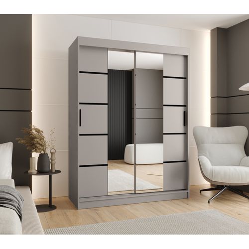 Armoire à Portes Coulissantes Rubino V4 200/150/62 2 Portes (cachemire)