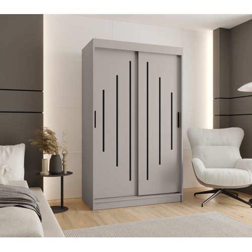 Armoire à Portes Coulissantes Rubino Y 200/120/62 2 Portes(cachemire)