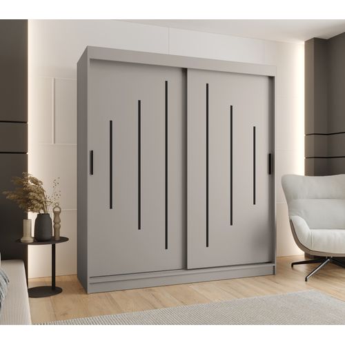 Armoire à Portes Coulissantes Rubino Y 200/180/62 2 Portes (cachemire)