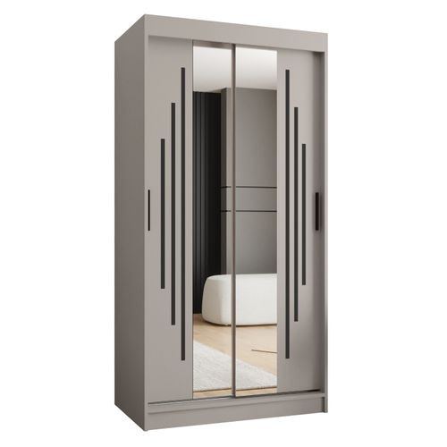 Armoire à Portes Coulissantes Rubino Y1 200/100/62 2 Portes (cachemire)
