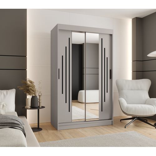 Armoire à Portes Coulissantes Rubino Y1 200/120/62 2 Portes(cachemire)