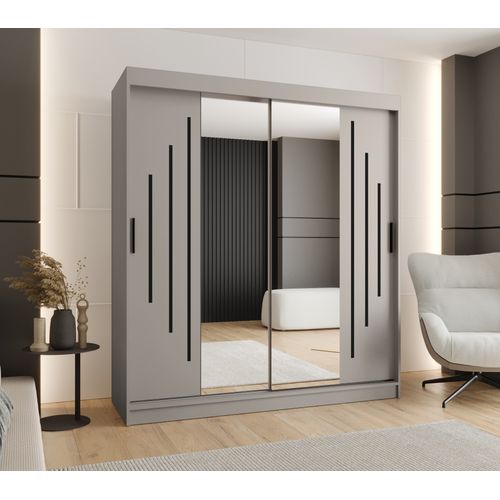 Armoire à Portes Coulissantes Rubino Y1 200/180/62 2 Portes (cachemire)