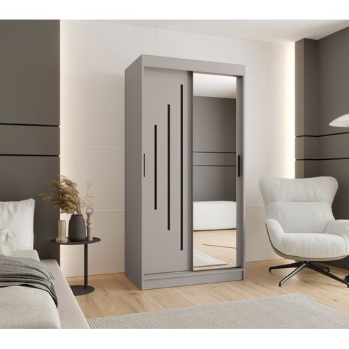 Armoire à Portes Coulissantes Rubino Y2 200/100/62 2 Portes (cachemire)