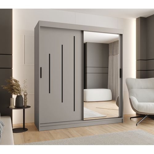 Armoire à Portes Coulissantes Rubino Y2 200x180x62 Cm 2 Portes (cachemire)
