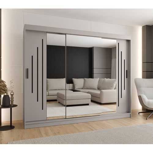 Armoire à Portes Coulissantes Rubino Y2 200/250/62 3 Portes (cachemire)