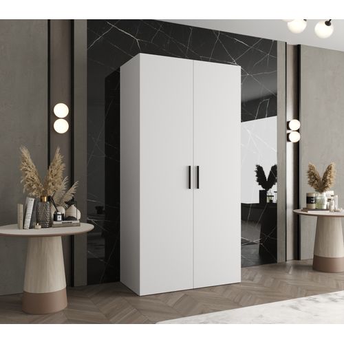 Armoire Bari 1 à Portes Battantes 202/100/52 2 Portes (blanc)
