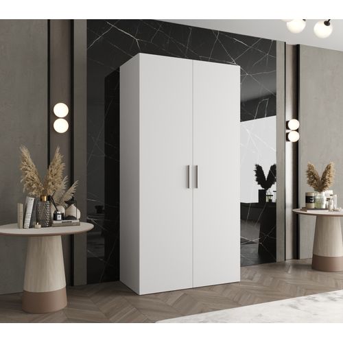 Armoire Bari 1 à Portes Battantes 202/100/52 2 Portes (blanc)