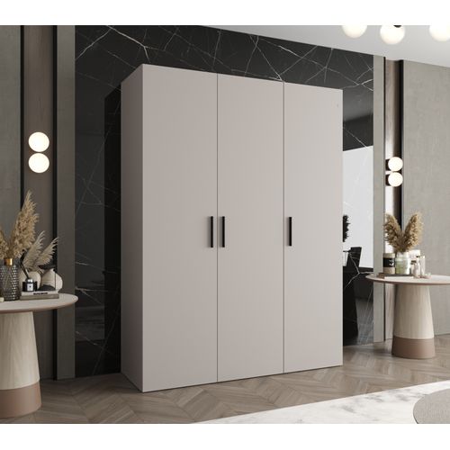 Armoire Bari 1 à Portes Battantes 202/150/52 3 Portes (cachemire)