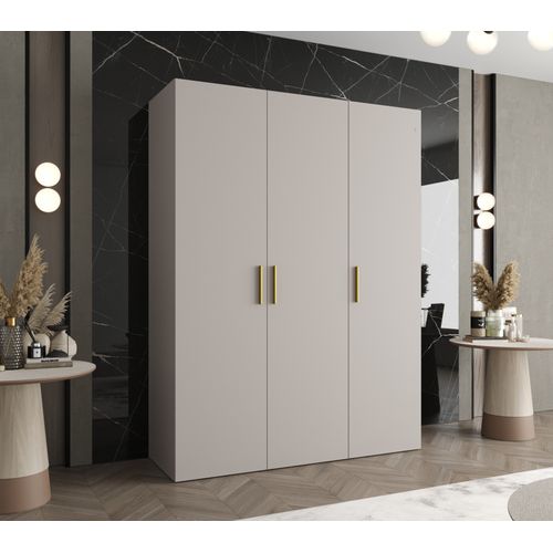 Armoire Bari 1 à Portes Battantes 202/150/52 3 Portes (cachemire)