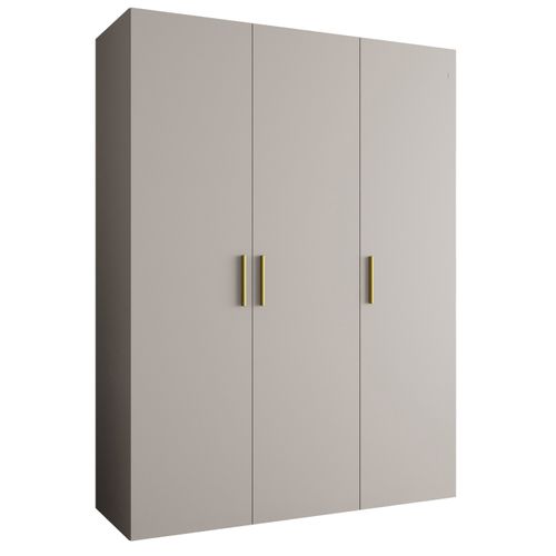 Armoire Bari 1 à Portes Battantes 202/150/52 3 Portes (cachemire)