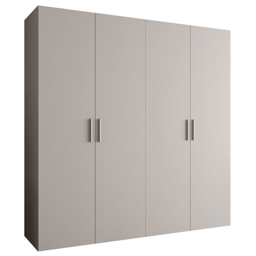 Armoire Bari 1 à Portes Battantes 202/200/52 4 Portes (cachemire)