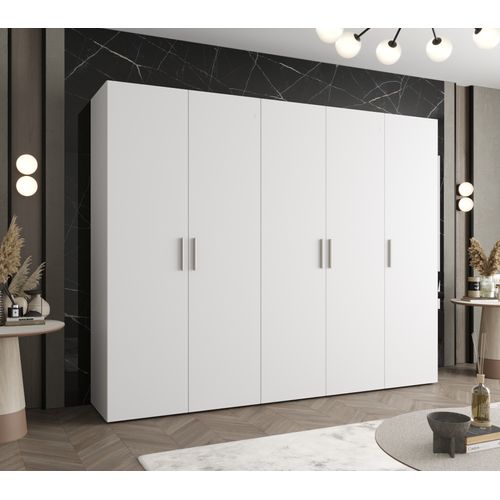 Armoire Bari 1 à Portes Battantes 202/250/52 5 Portes (blanc)
