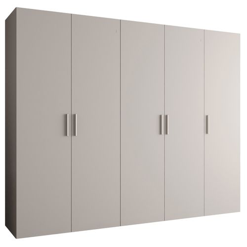 Armoire Bari 1 à Portes Battantes 202/250/52 5 Portes (cachemire)