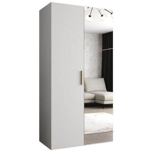 Armoire Bari 2 à Portes Battantes 202/100/52 2 Portes (blanc)