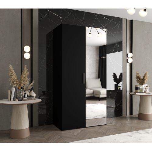 Armoire Bari 2 à Portes Battantes 202/100/52 2 Portes (noir)