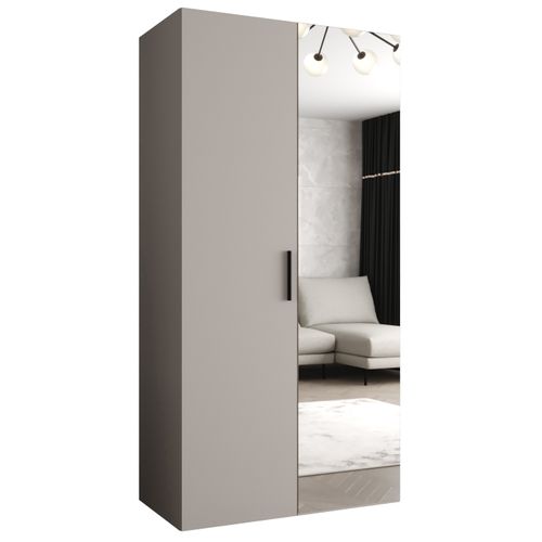 Armoire Bari 2 à Portes Battantes 202/100/52 2 Portes (cachemire)