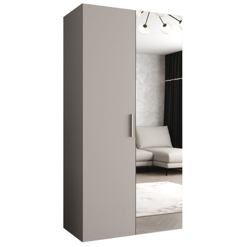 Armoire Bari 2 à Portes Battantes 202/100/52 2 Portes (cachemire)