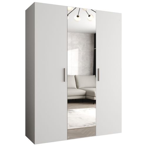 Armoire Bari 2 à Portes Battantes 202/150/52 3 Portes (blanc)