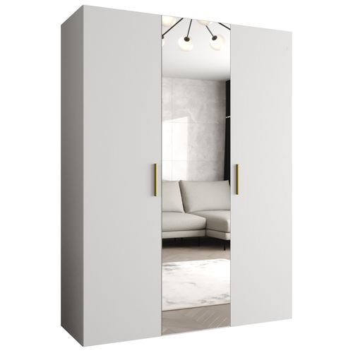 Armoire Bari 2 à Portes Battantes 202/150/52 3 Portes (blanc)