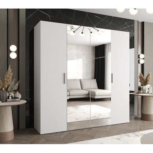 Armoire Bari 2 à Portes Battantes 202/200/52 4 Portes (blanc)