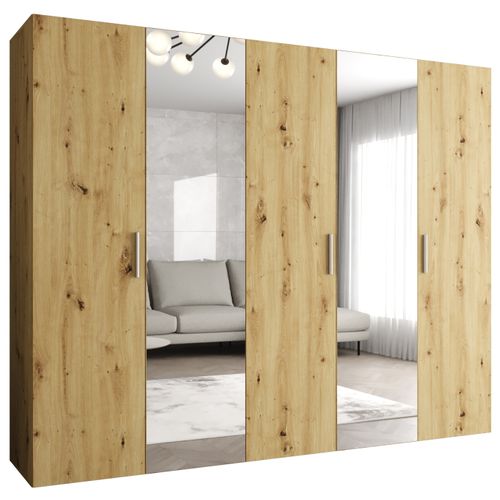 Armoire Bari 2 à Portes Battantes 202/250/52 5 Portes (artisan)