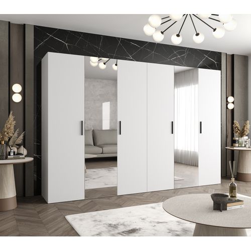 Armoire Bari 2 à Portes Battantes 202/300/52 6 Portes (blanc)