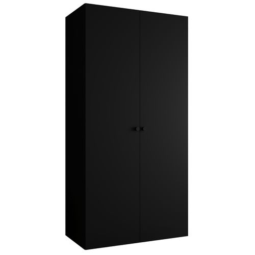 Armoire à Portes Battantes Parma 1 202/100/52 2 Portes (noir)