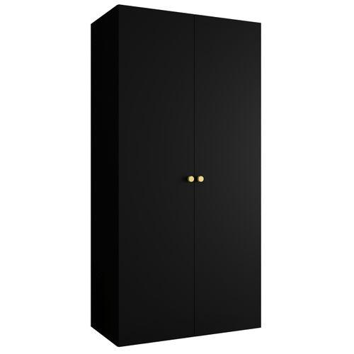 Armoire à Portes Battantes Parma 1 202/100/52 2 Portes (noir)