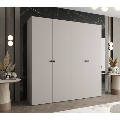 Armoire à Portes Battantes Parma 1 202/200/52 4 Portes (cachemire)