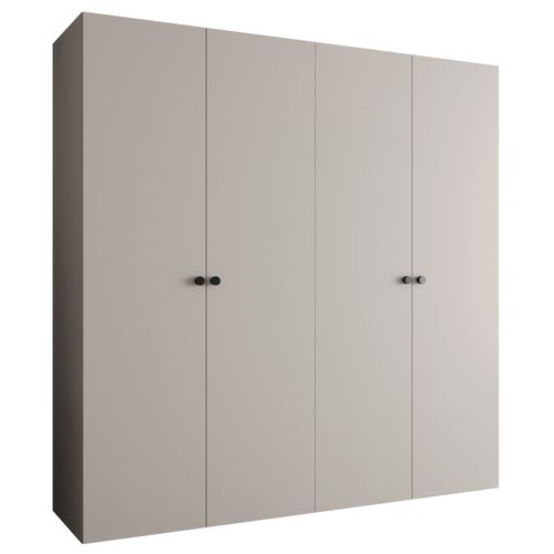 Armoire à Portes Battantes Parma 1 202/200/52 4 Portes (cachemire)