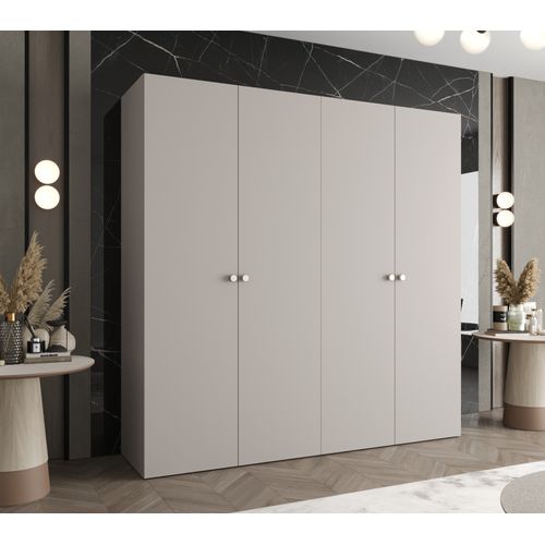 Armoire à Portes Battantes Parma 1 202/200/52 4 Portes (cachemire)